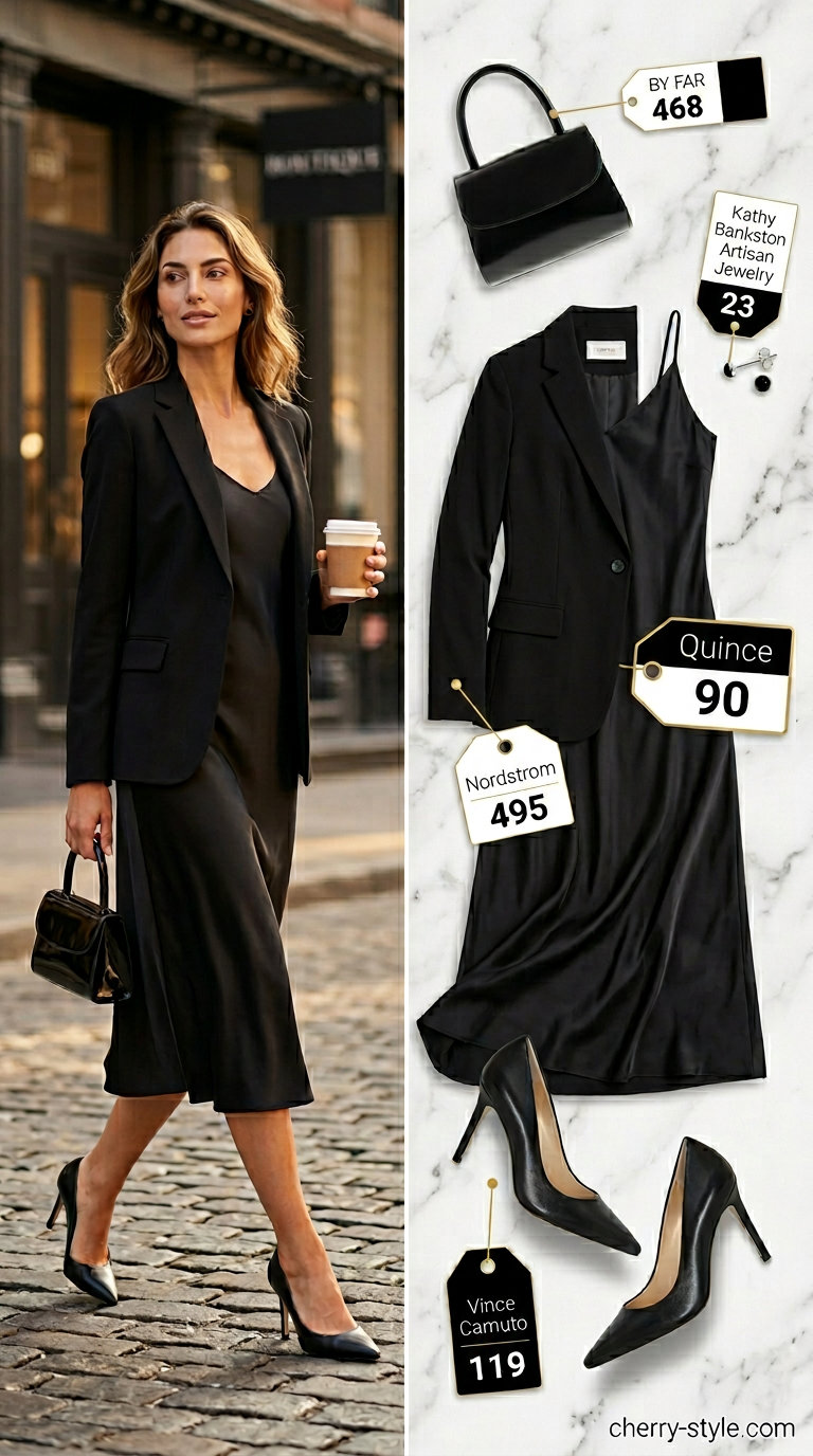 24. Sleek Slip Dress Evening