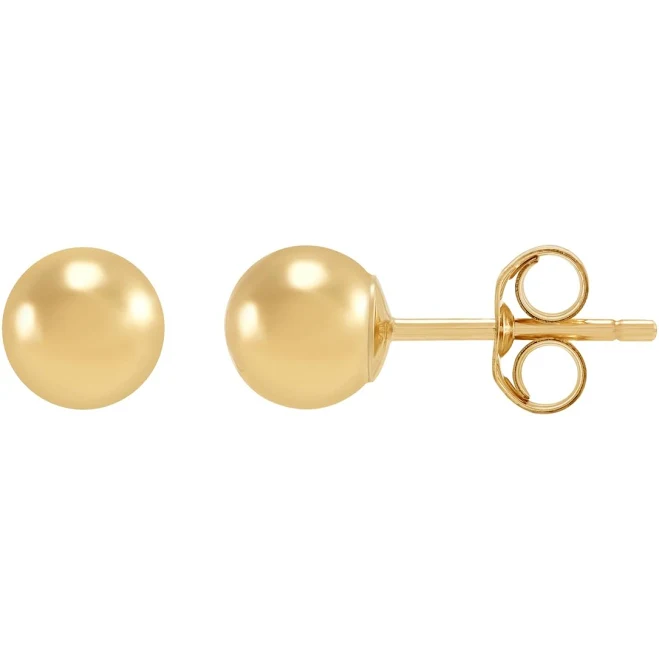 accessory 10K Yellow Gold Ball Stud Earrings Macy's $35