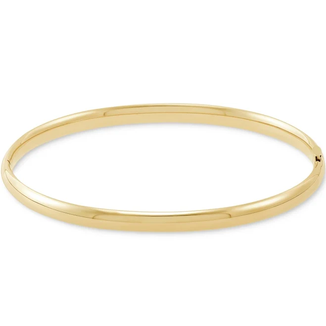 accessory 14K Yellow Gold Hinged Bangle Bracelet Macy's $799