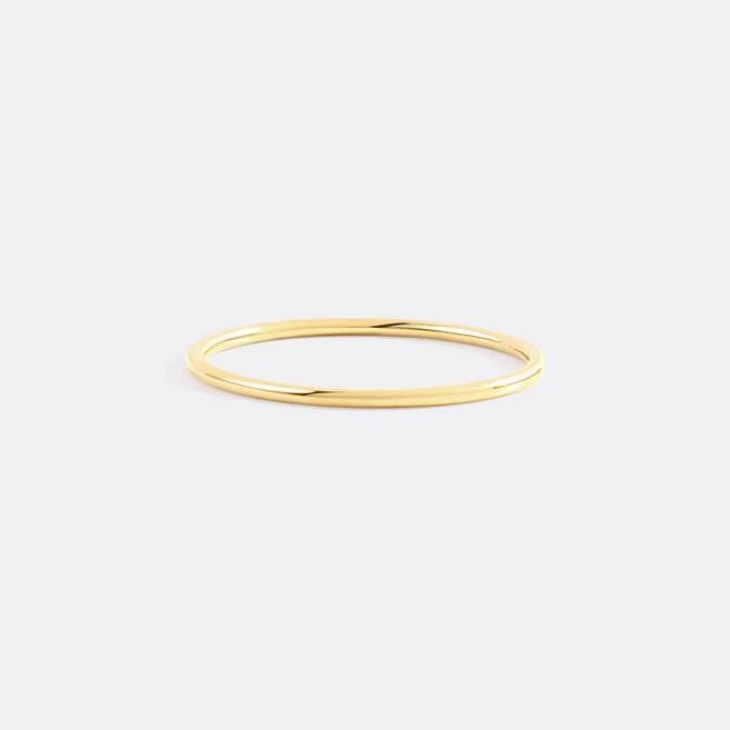 accessory 18k Gold Plated Thin Stackable Ring Mint & Lily $29
