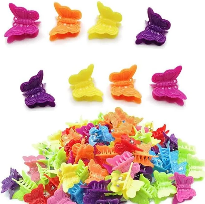 accessory 50 Pack Butterfly Hair Clips eBay - bgbgbtwo $4.68
