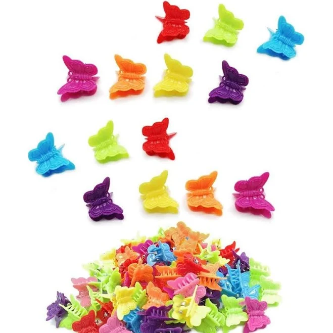 accessory 50 Pack Butterfly Hair Clips eBay - quaanono $4.79