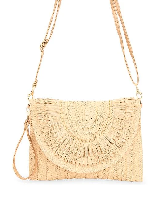 bag 8 Other Reasons Women's Woven Clutch Bag with Detachable Strap REVOLVE $74