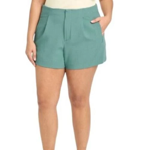 shorts A New Day Women Shorts Midi 4" Inseam Pockets Stretch Mint Green 17 eBay - montana_blaine $10.25