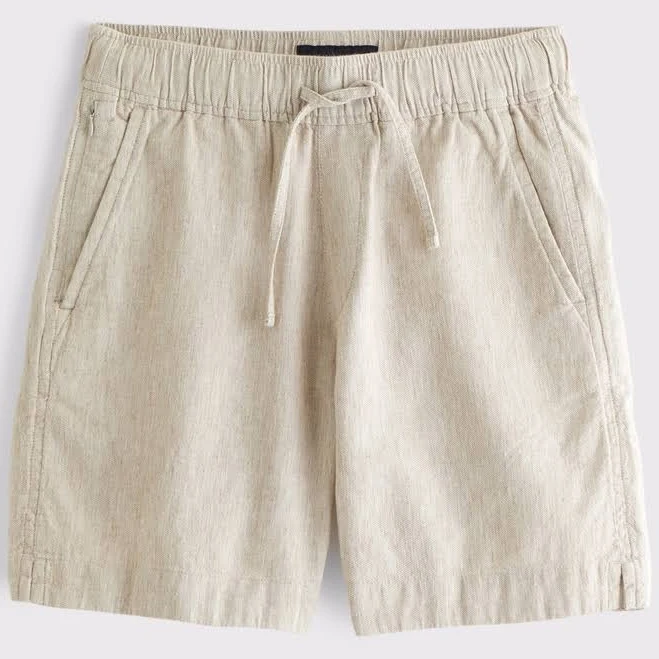 shorts Abercrombie & Fitch Men's Linen-Blend Pull-On Shorts Abercrombie & Fitch $65