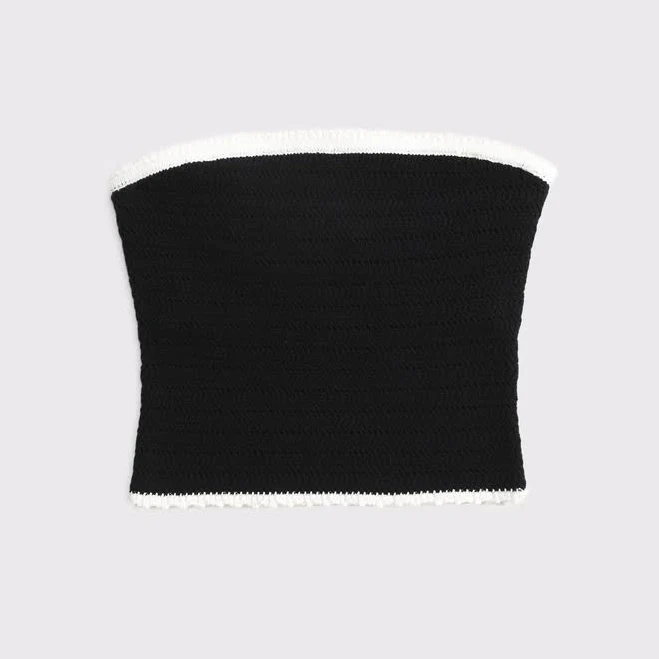 crop top Abercrombie & Fitch Women's Crochet-Style Tube Top Abercrombie & Fitch $19.97