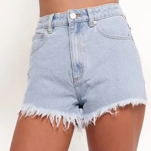bottoms Abrand Jeans Women's High-Waisted Relaxed Denim Shorts Petal & Pup USA $39.5