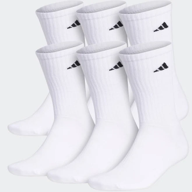 accessory adidas Men's Athletic Cushioned Crew Socks 6-Pack adidas $26