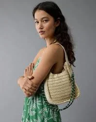 bag AE Mini Raffia Tote Bag ae.com $10.48