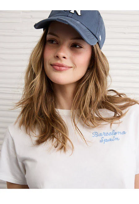 top AE Women's Ex-Boyfriend Graphic T-Shirt American Eagle Outfitters $8.98