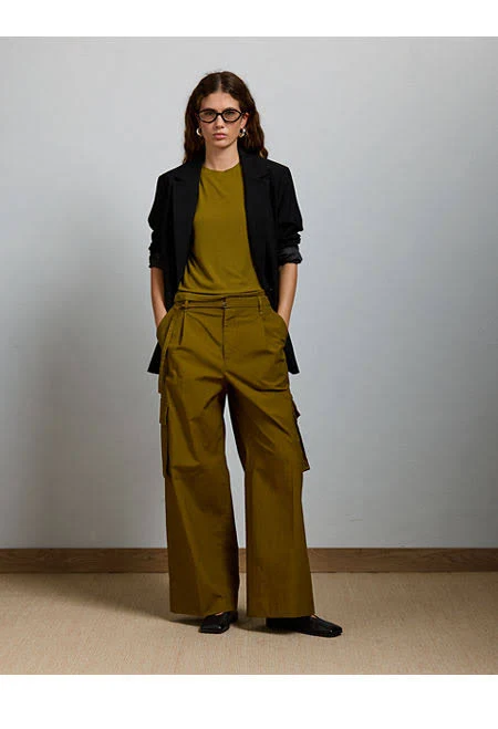 bottom AE77 Premium Cargo Trousers American Eagle Outfitters $59.2