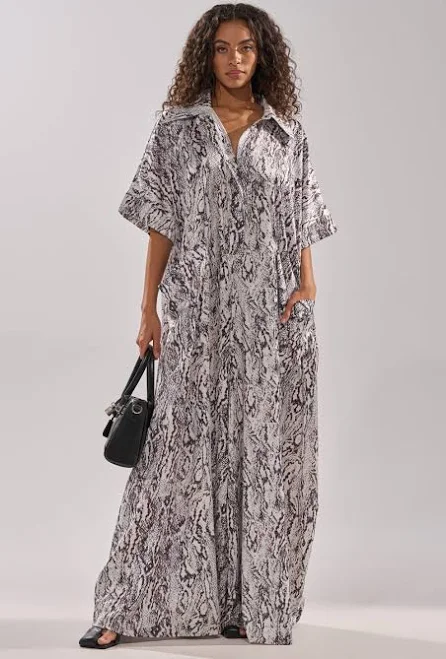 jumpsuit Akira She's Rich Oversized Satin Jumpsuit AKIRA $89.9