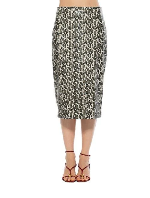 skirt Alexia Admor Auren Skirt in Black White Snake at Nordstrom, Size 12 Nordstrom $110.4