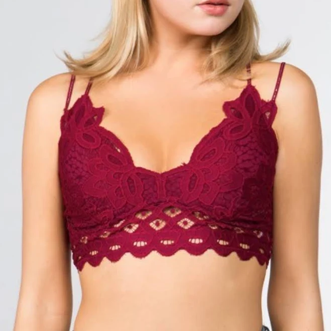 crop top Anemone Crochet Bralette VGB Boutique $24