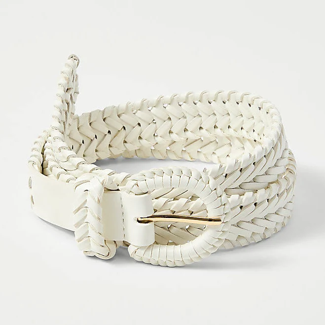 belt Ann Taylor Women's Woven Belt Ann Taylor $48.65