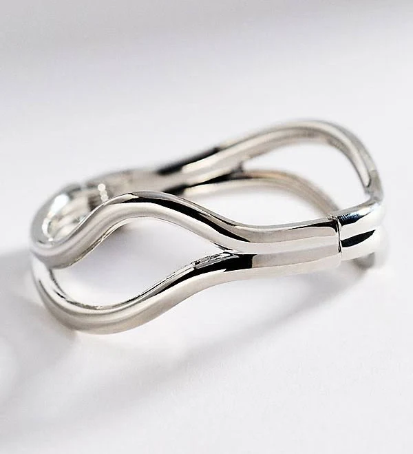 accessory Anthropologie Sculptural Hinged Bangle Bracelet Anthropologie $44