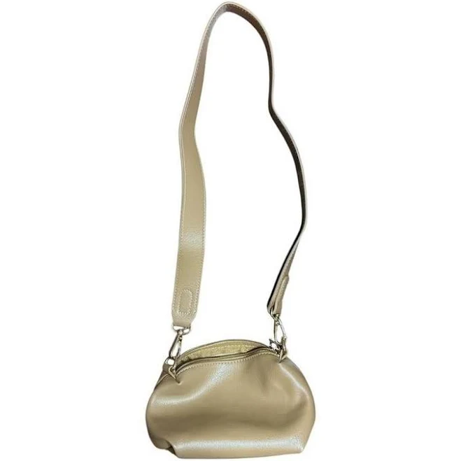 bag Anthropologie Tan Faux Leather Small Crossbody Bag with Adjustable Strap Depop $19.55