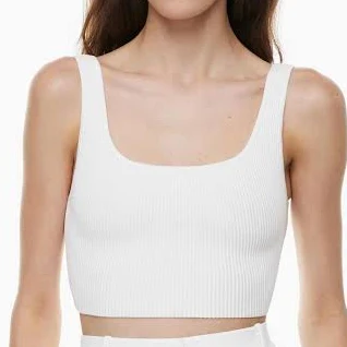 top Aritzia Tops Aritzia Babaton Cropped Sculpt Knit Squareneck Tank Aritzia $16.99