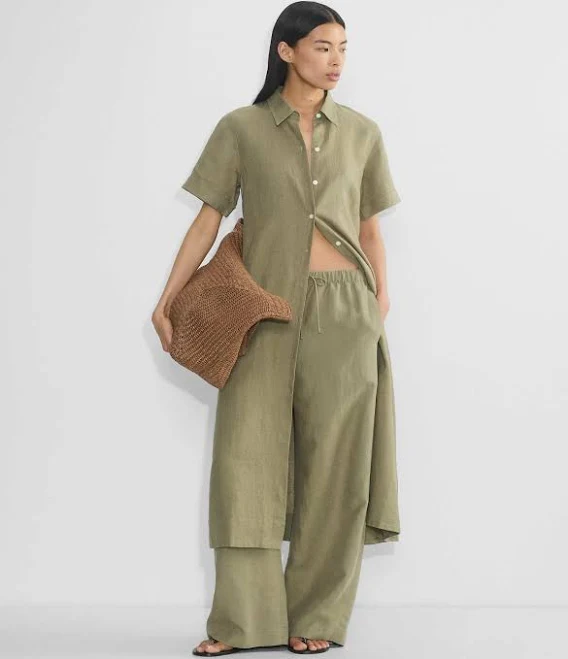 dress Aritzia Wilfred Eleta Linen Maxi Dress Aritzia $168