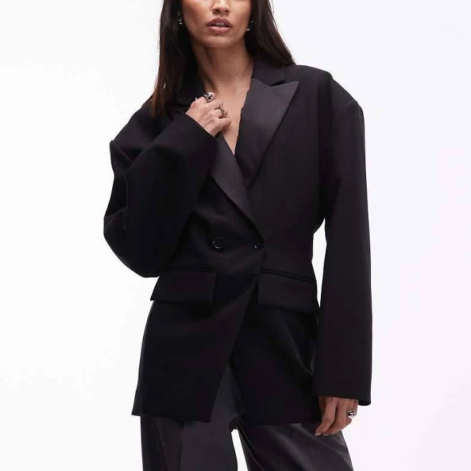blazer ASOS Design Tux Blazer with Satin Lapel ASOS $77.4