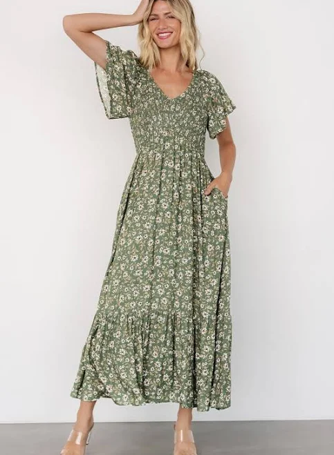 maxi dress Baltic Born Women's Joanie Smocked Maxi Dress Baltic Born $56