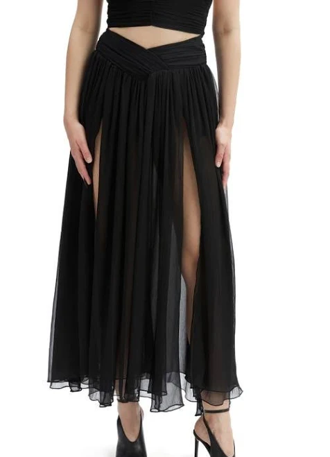 skirt Bardot Women's Amerie Split Front Maxi Skirt Nordstrom $129