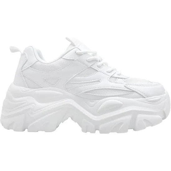 shoes BERNESS Women's Blair Chunky Platform Sneakers LA Style Rush $62.1