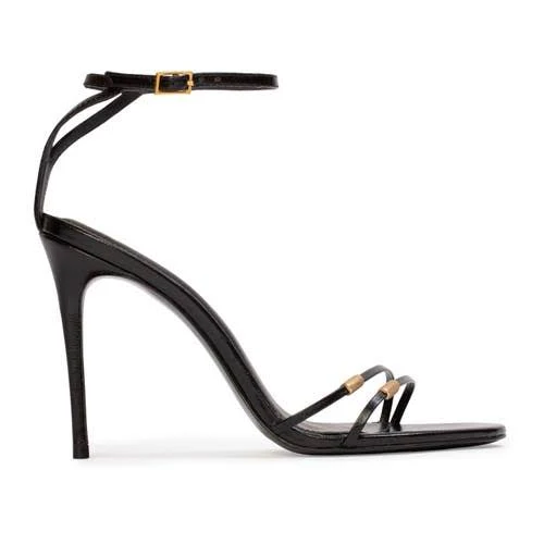 shoes Black Suede Studio Women's Britanny Strappy Sandals Nordstrom $244