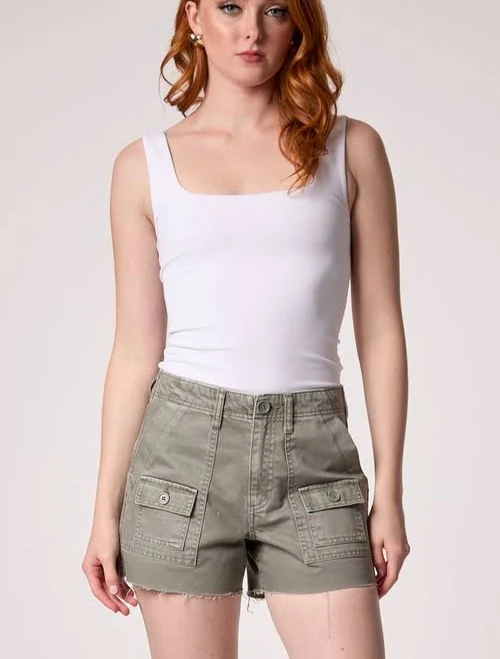 shorts Blue Revival Women's Adeline High-Waisted Cargo Shorts Nordstrom $49