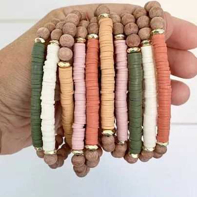 accessory Boho Beaded Stack Bracelet Etsy - Seller $14