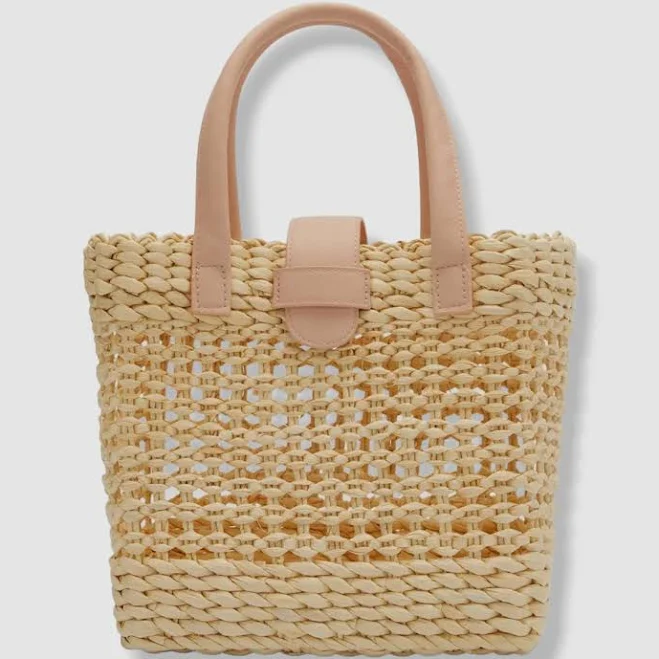 bag BTB Los Angeles Mini Jules Rattan Tote eBay - truehabit $31.48