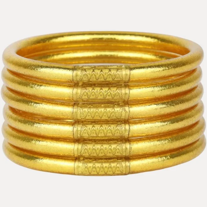 accessory BuDhaGirl Gold All Weather Bangles BuDhaGirl $120