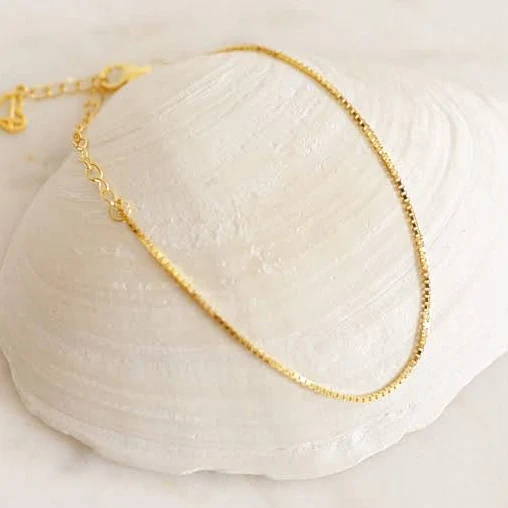 accessory Caitlyn Minimalist Dainty Box Chain Link Bracelet Caitlyn Minimalist $35