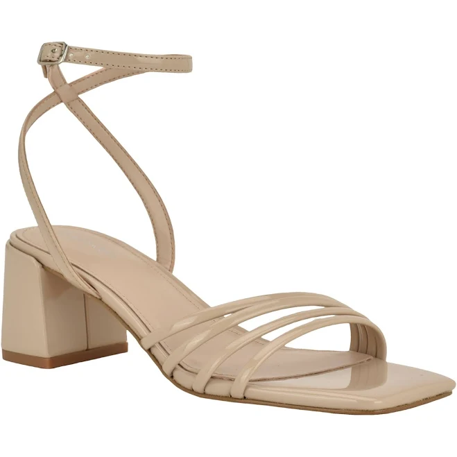 shoes Calvin Klein Women's Pazey Block Heel Dress Sandals Macy's $69.3