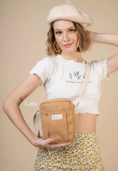 bag Canvas Crossbody Bag with Adjustable Strap Etsy - Seller $32.35