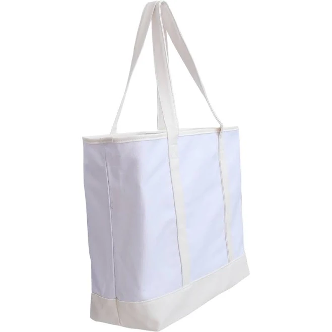 bag Canvas & Vegan Leather Tote Bag Etsy - ThreadArt1 $49.99