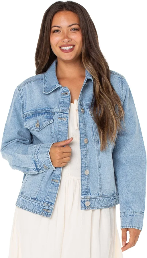 jacket Celebrity Pink Women's Oversized Boyfriend Denim Jacket Walmart $13