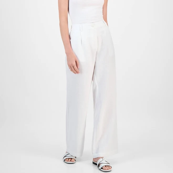 pants Charter Club Women's Wide-Leg Linen Pants Macy's $27.83
