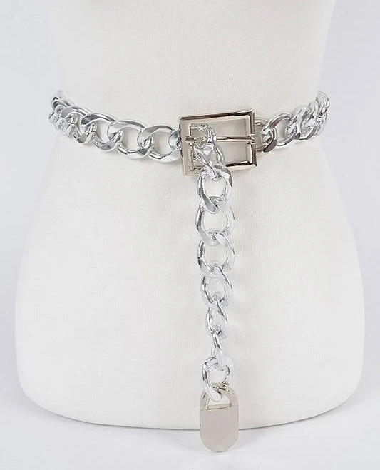 accessory Chunky Chain Link Belt Golden Chic Online $29