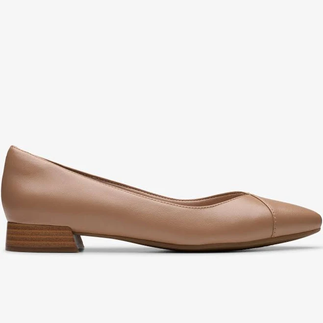 shoes Clarks Women's Natalyn Wish Leather Ballet Flats Clarks Shoes $76