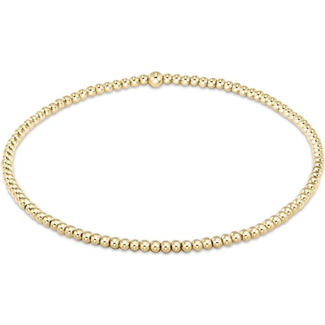 accessory Classic Gold 2mm Bead Bracelet Enewton enewton design $42