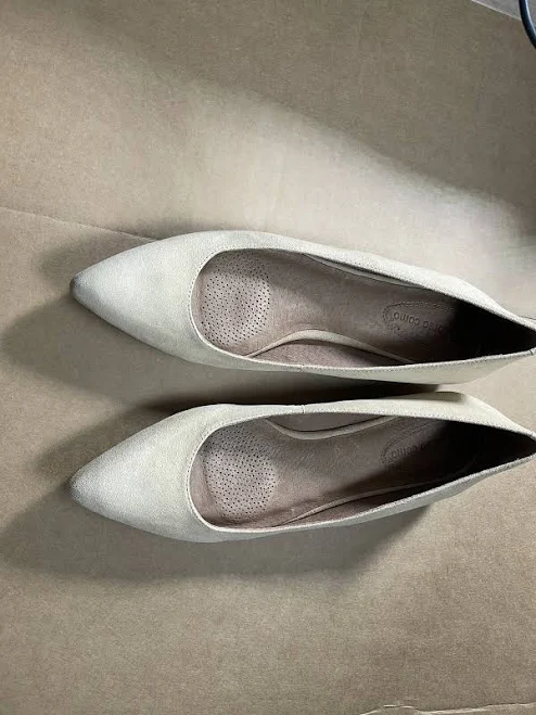 shoes Corso Como Size 10 Tawna Tan Beige Suede Pointed Toe Flats Women's eBay - angela12252014 $49.99