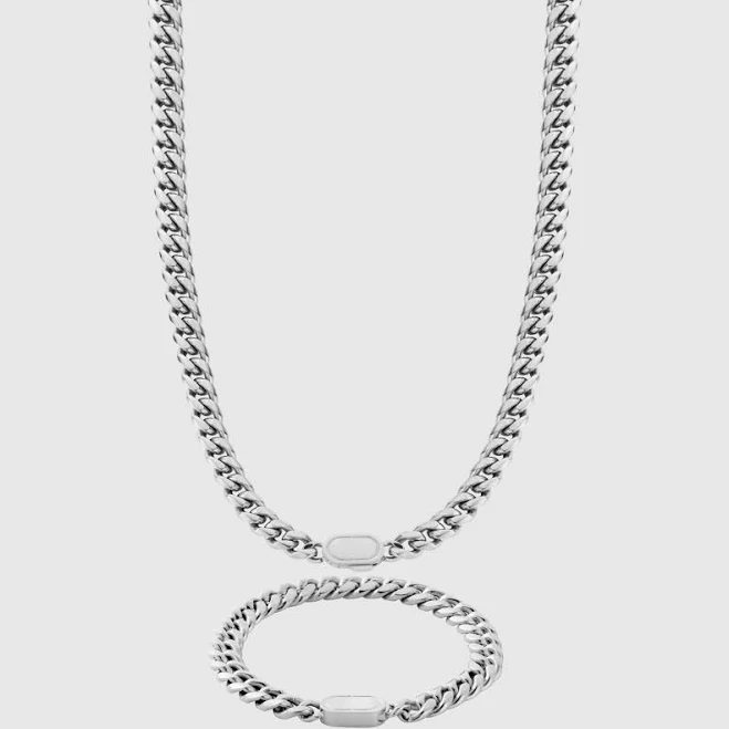 accessory CRAFTD Cuban Necklace and Bracelet Set CRAFTD London $134.99