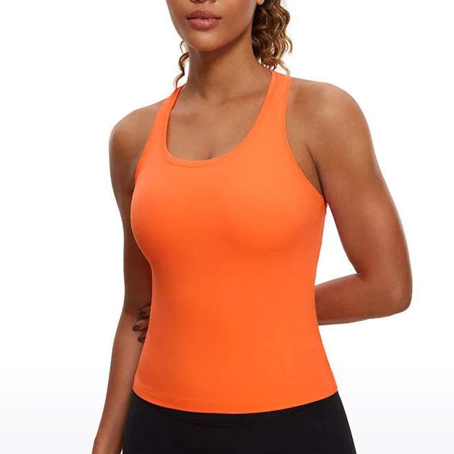 top CRZ YOGA Women's Butterluxe Racerback Waist Length Tank shop.crzyoga.com $26