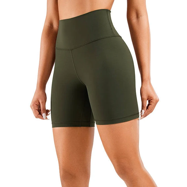 biker shorts Crz Yoga Women's Shorts High-Waisted Shorts shop.crzyoga.com $18