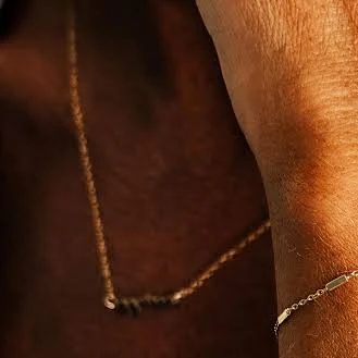 accessory Dainty Satellite Gold Chain Bracelet Etsy - SincerelySilverShop $25