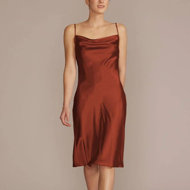 dress DB Studio Midi Charmeuse Slip Dress David's Bridal $19.94