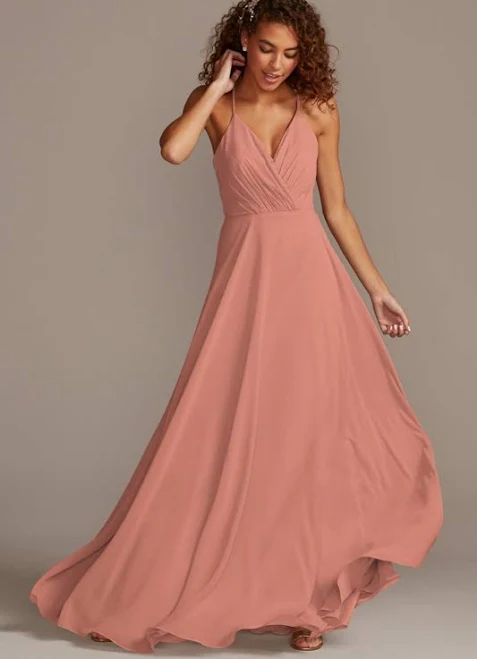 dress DB Studio Spaghetti Strap Full Skirt Dress David's Bridal $29.88