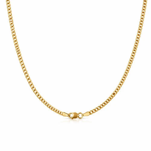 accessory Donatello Gian 10K Gold Super Light-Weight Curb Chain Necklace Nordstrom $224.99