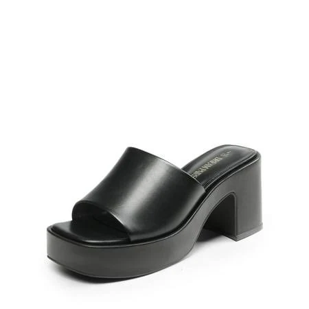 shoes Dream Pairs Slip-On Chunky Platform Slide Sandals Walmart - TopShoes $29.99